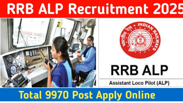 RRB ALP 9970 Post Recruitment 2025